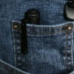 Small pocket, small flashlight. A match made in heaven.