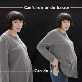 "Can't run or do karate..." Image courtesy Oleg Volk, www.a-human-right.com.